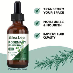 Rosemary Hair Care 100% Pure Scalp & Hair Strengthening