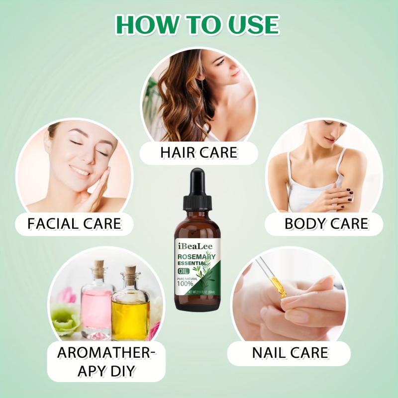 Rosemary Hair Care 100% Pure Scalp & Hair Strengthening