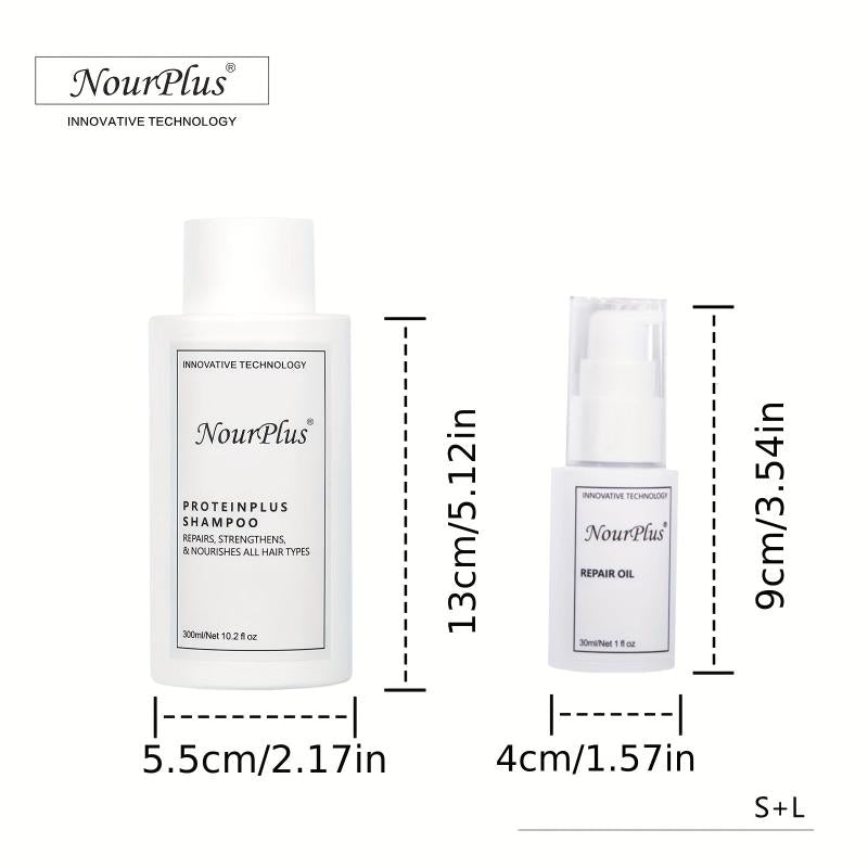 Keratin Repair Shampoo Kit 300ml + 30ml Essential Gift