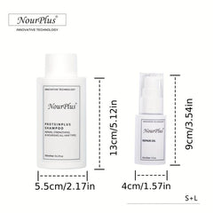 Keratin Repair Shampoo Kit 300ml + 30ml Essential Gift