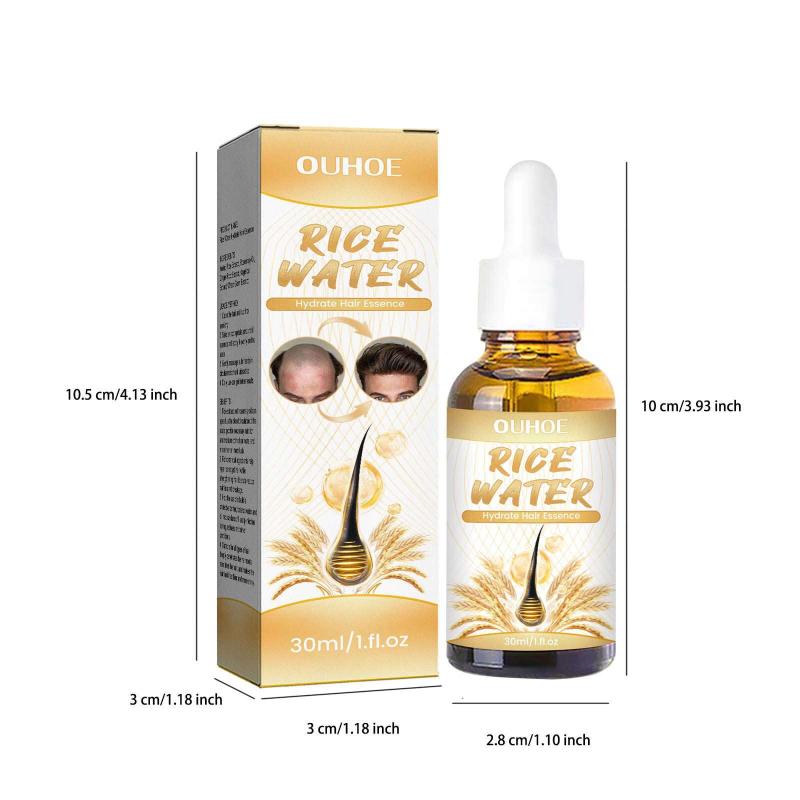 Rice Water Hair Care Essential Smooth Scalp Massage Essence