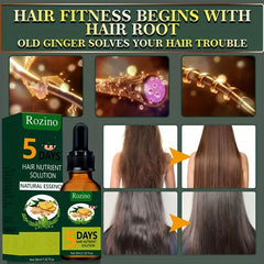 Ginger Hair Care Essential Hair Liquid Plant Extract Serum