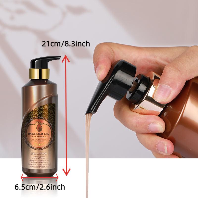 500ml Marula Shampoo Repair Damaged Dry Hair Fluffy Hair Smoothing