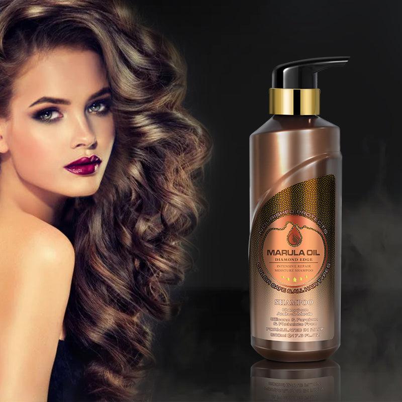 500ml Marula Shampoo Repair Damaged Dry Hair Fluffy Hair Smoothing