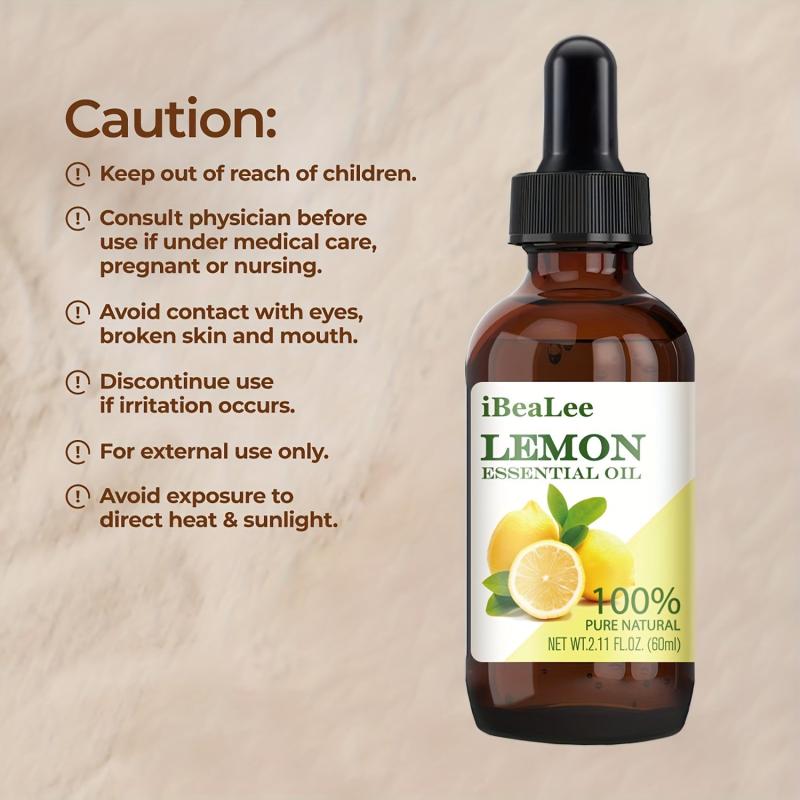 Lemon Essential Hair Care 100% Pure Natural Undiluted & Therapeutic