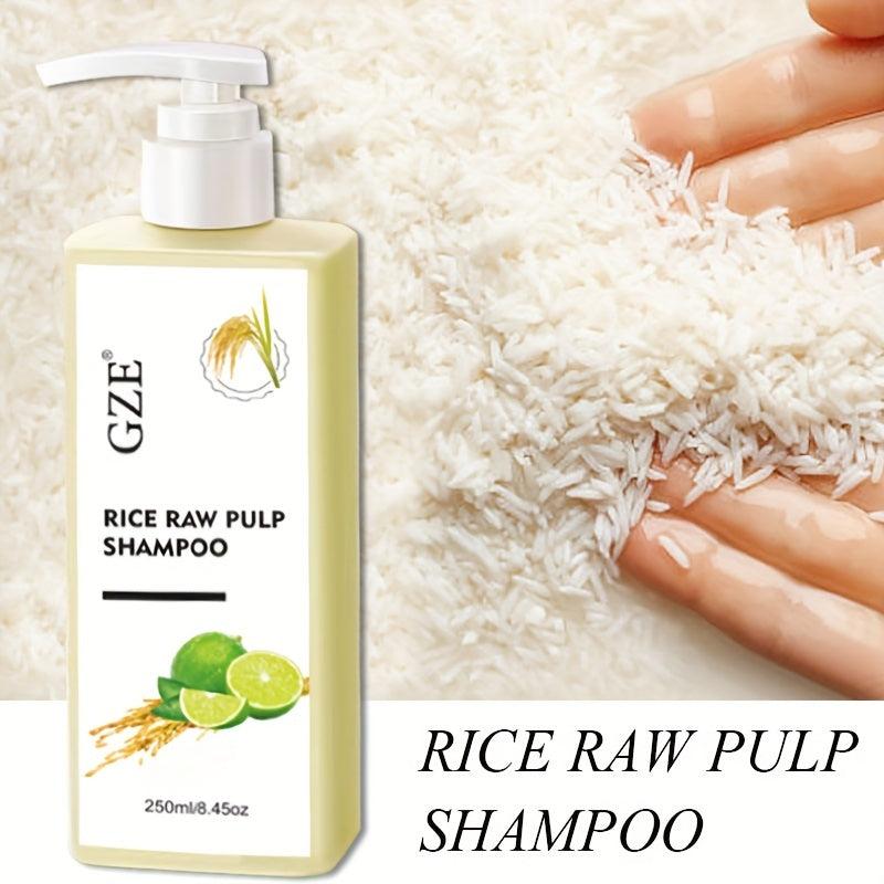 Rice Raw Pulp Shampoo Biotin Hair Care For All Hair Types