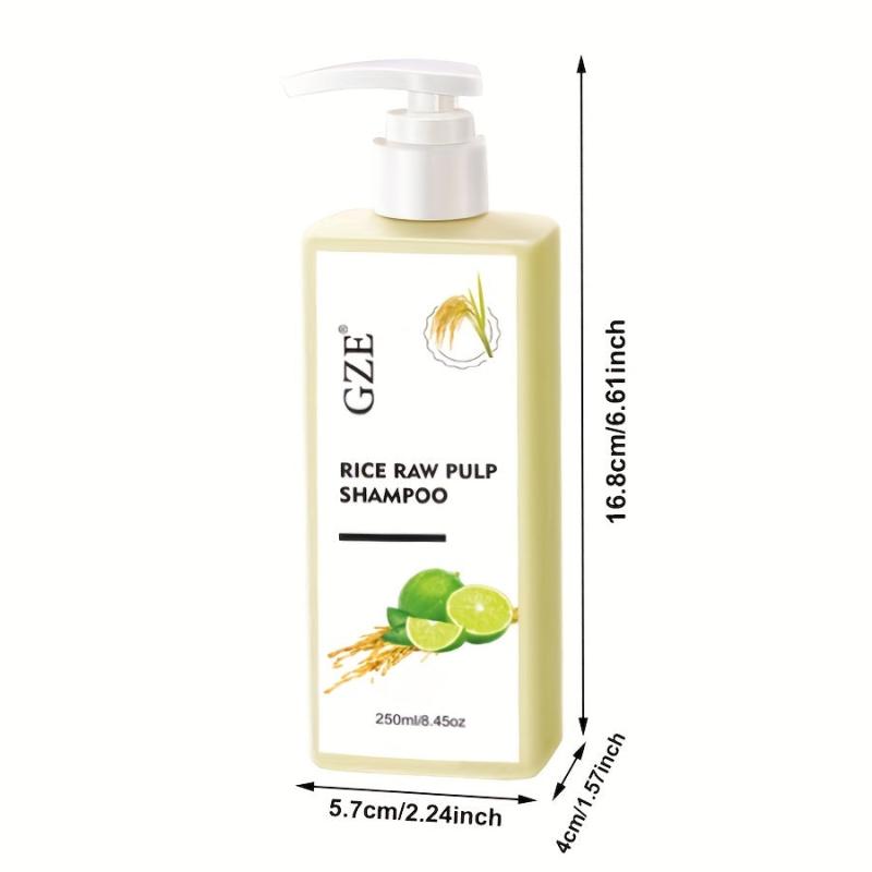 Rice Raw Pulp Shampoo Biotin Hair Care For All Hair Types