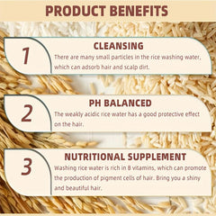 Rice Raw Pulp Shampoo Biotin Hair Care For All Hair Types