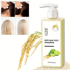 Rice Raw Pulp Shampoo Biotin Hair Care For All Hair Types