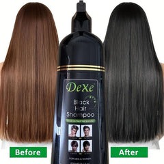 400ml Hair Shampoo Gray Hair Coverage For Men&Women