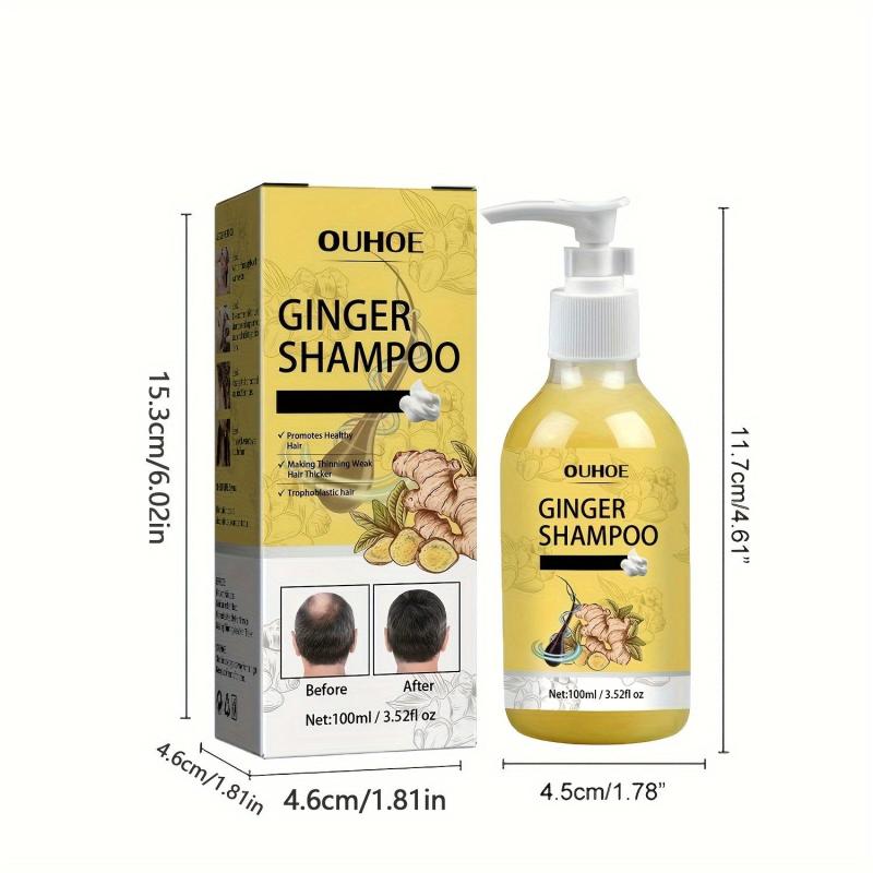 Natural Ginger Hair Shampoo & Conditioner Set