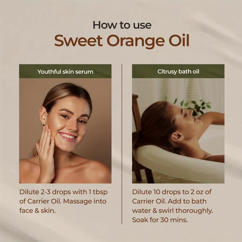100% Pure Sweet Orange Tangerine Hair Essential