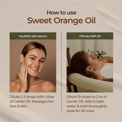 100% Pure Sweet Orange Tangerine Hair Essential