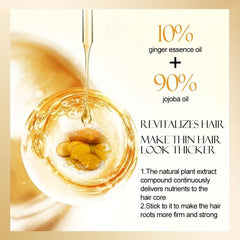 30ml Ginger Hair Care Essential Product For All Hair Types