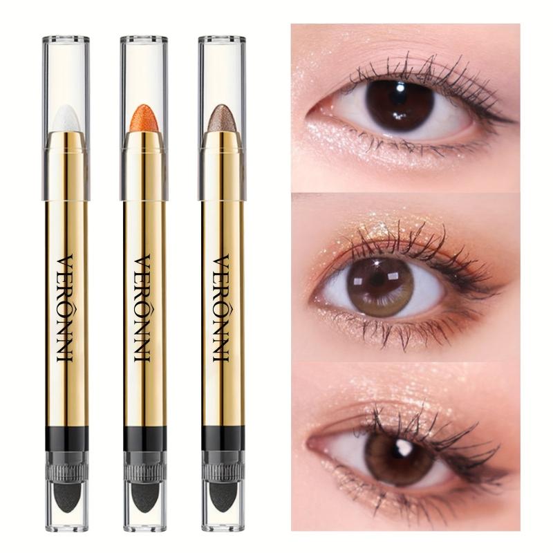 Glitter Eyeshadow Stick 6 Colors Waterproof Highlighter Cream Pen
