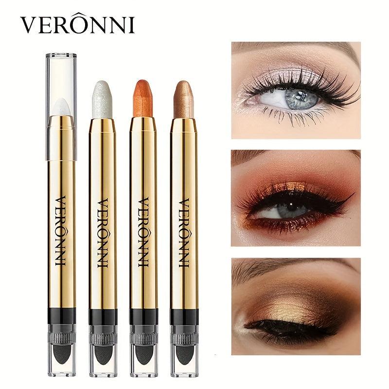 Glitter Eyeshadow Stick 6 Colors Waterproof Highlighter Cream Pen