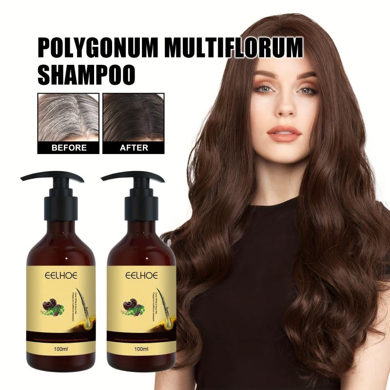 Organic Polygonum Multiflorum Hair Shampoo for Darkening Hair