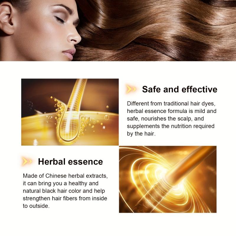 Organic Polygonum Multiflorum Hair Shampoo - Darkening Herbal Extracts