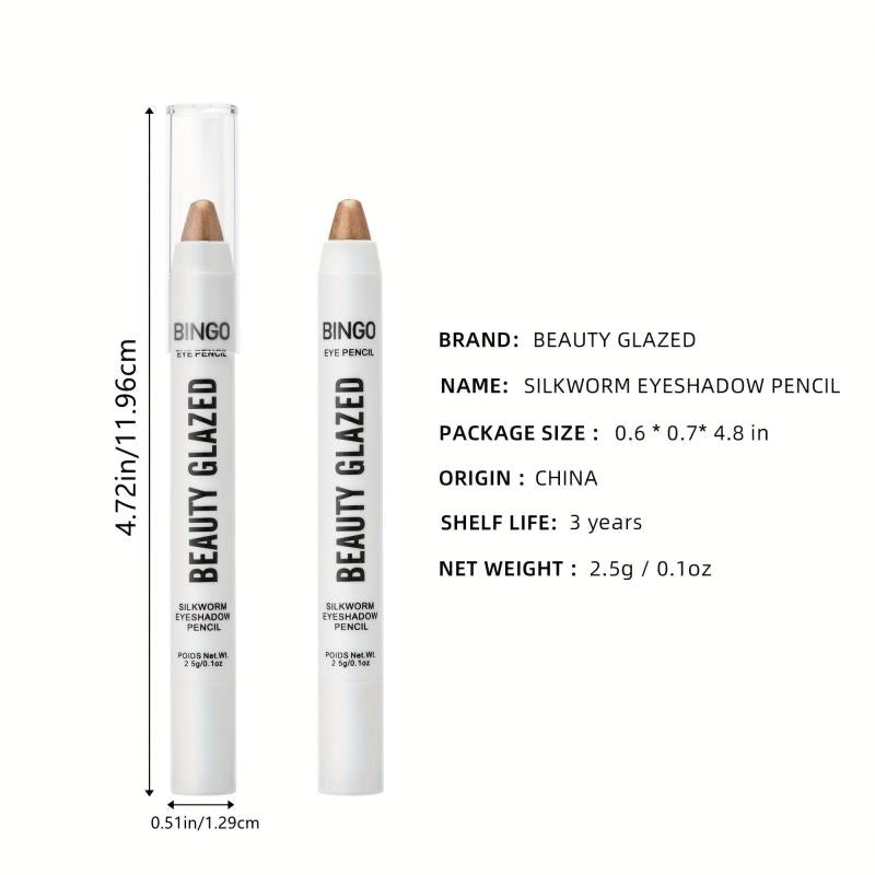 6 Color Eyeshadow Stick Highlighter Shimmer Golden Tone Eye Makeup
