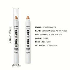 6 Color Eyeshadow Stick Highlighter Shimmer Golden Tone Eye Makeup