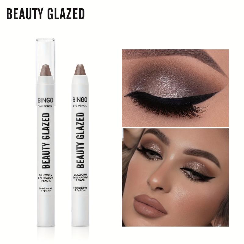 6 Color Eyeshadow Stick Highlighter Shimmer Golden Tone Eye Makeup