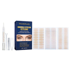 Natural Invisible Eyelid Stickers Water Activated Glue Adhesive