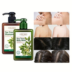 Tea Tree Shampoo and Body Wash for All Hair Types