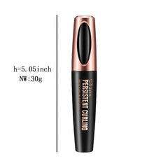 Volumizing Mascara 4D Silicone Brush Head Waterproof Curling Holding Eyelashes