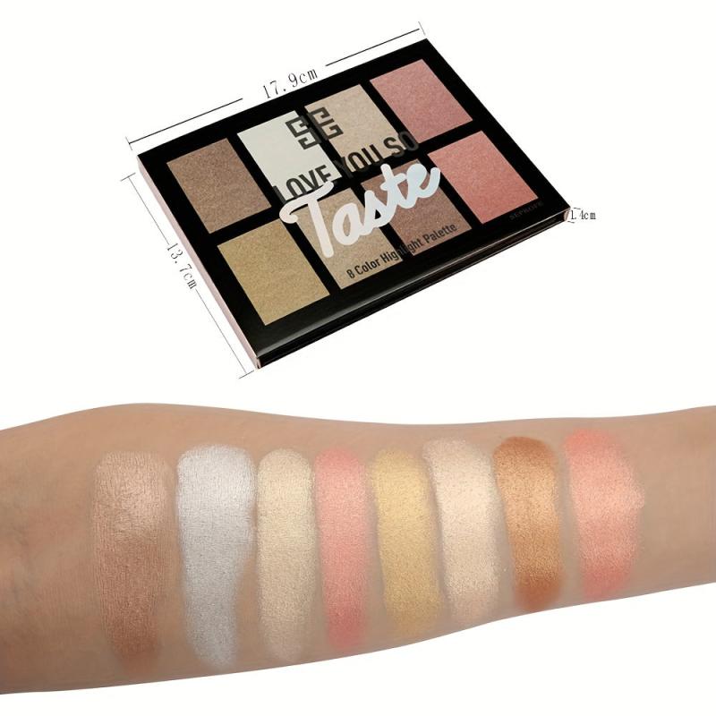 8 Colors Makeup Palette Contouring Facial Highlighter Foundation Blush Palette