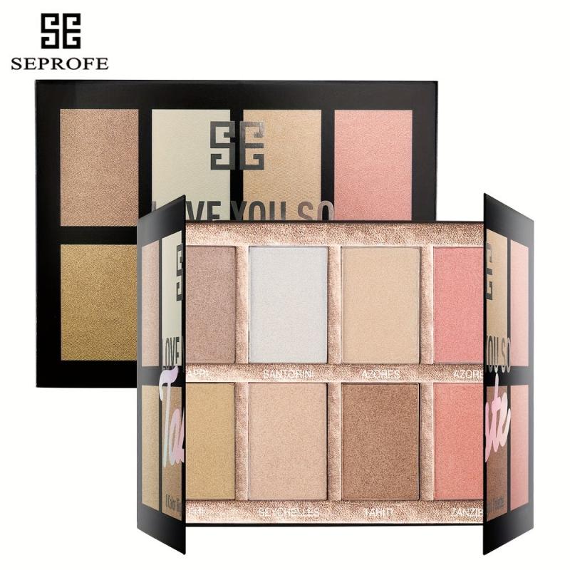 8 Colors Makeup Palette Contouring Facial Highlighter Foundation Blush Palette