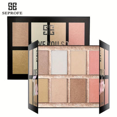 8 Colors Makeup Palette Contouring Facial Highlighter Foundation Blush Palette