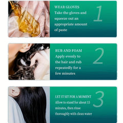 Plant Extract Hair Shampoo Non-irritating Bubble Dyeing Mild Formula