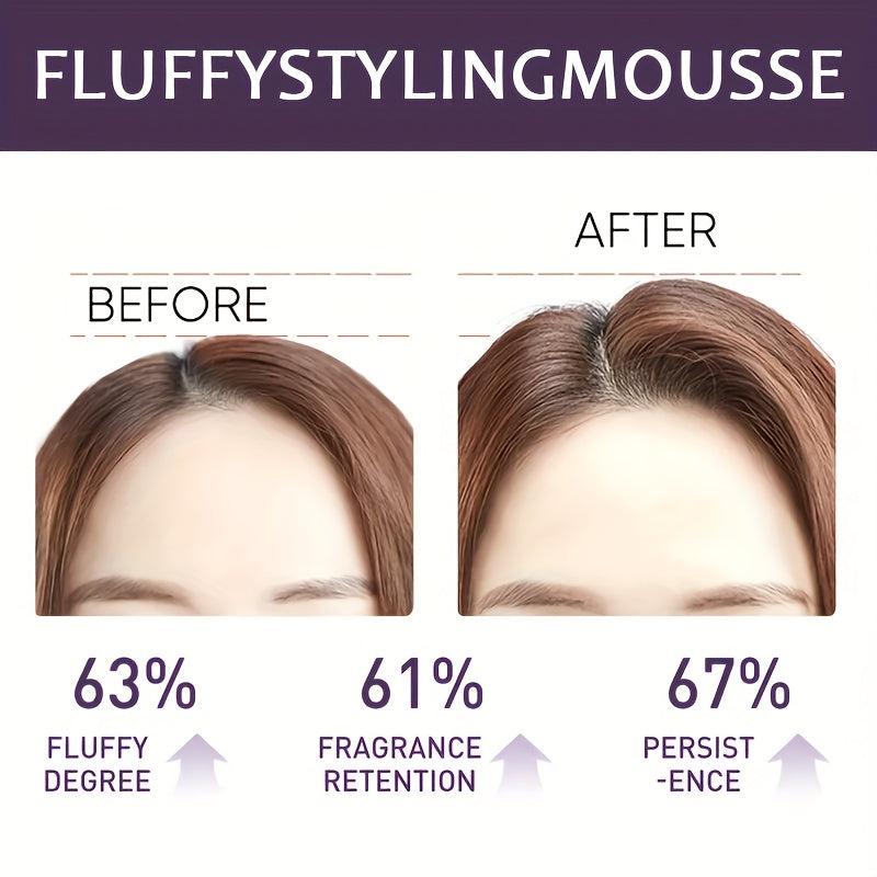 Natural Fluffy Styling Mousse Refreshing Non Sticky Hair Mousse