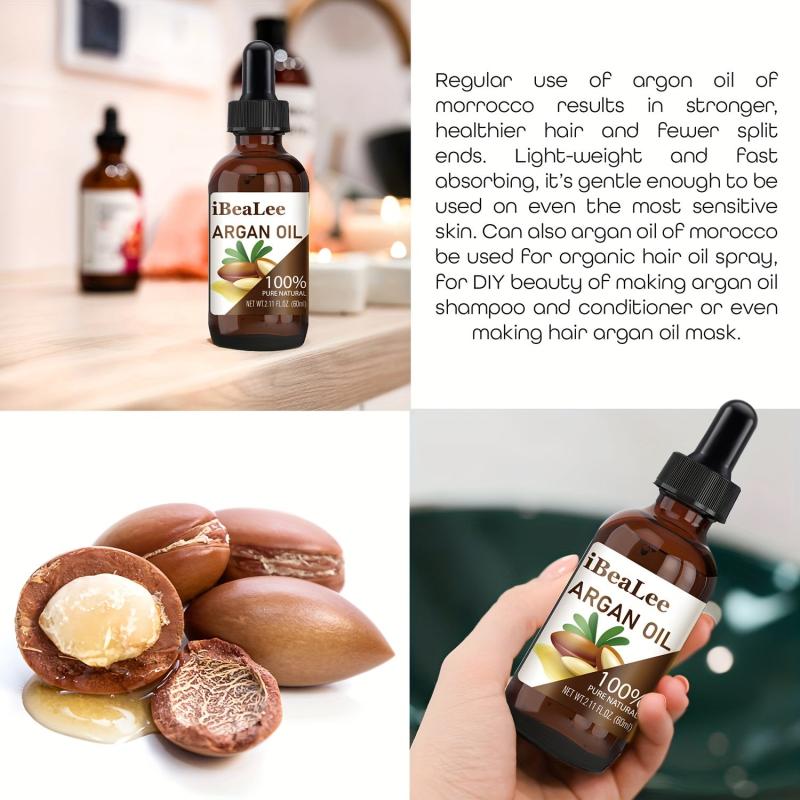 Moroccan Argan Hair Care Oil for Hair & Scalp Care 100% Pure & Natural