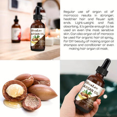 Moroccan Argan Hair Care Oil for Hair & Scalp Care 100% Pure & Natural