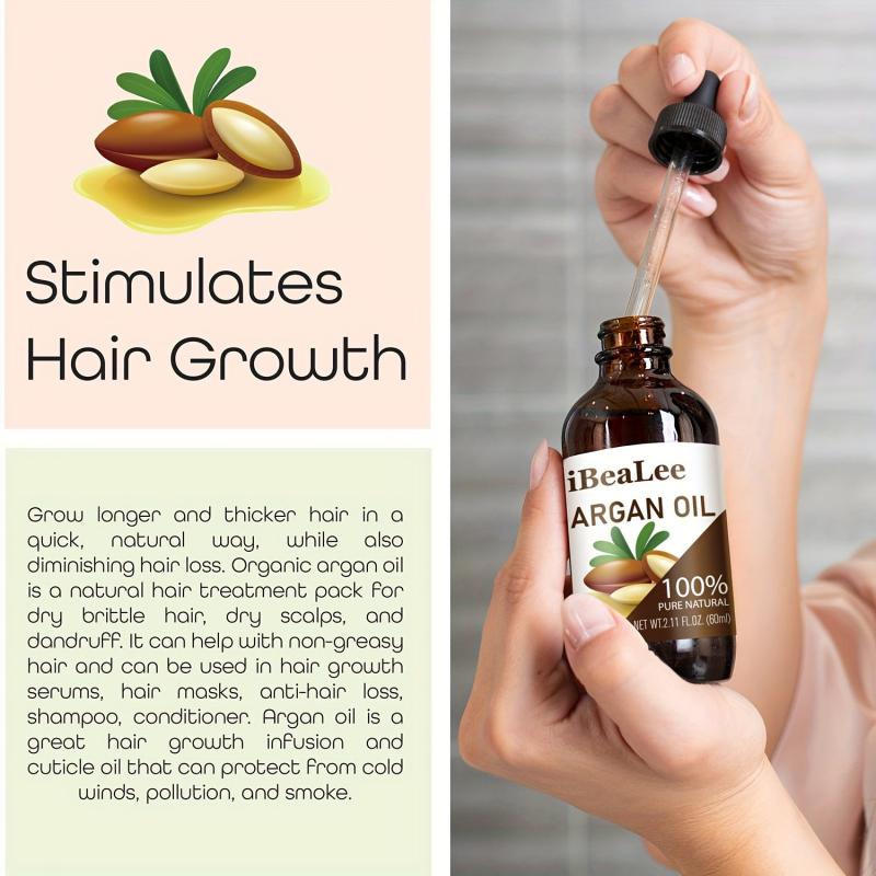 Moroccan Argan Hair Care Oil for Hair & Scalp Care 100% Pure & Natural
