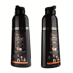 400ml Collagen Argan Hair Shampoo - Botanical Hair Dye Shampoo