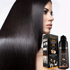 400ml Collagen Argan Hair Shampoo - Botanical Hair Dye Shampoo