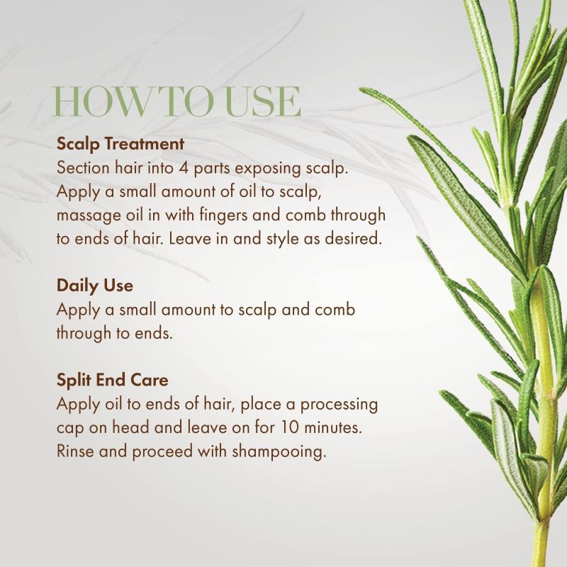Rosemary Mint Biotin Hair Strengthening Essential Oils