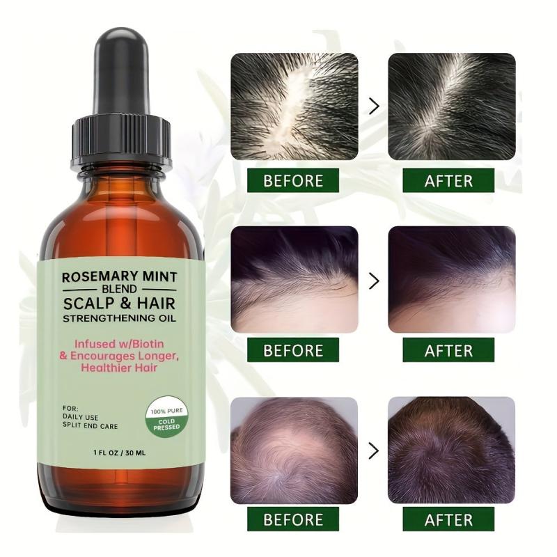 Rosemary Mint Biotin Hair Strengthening Essential Oils