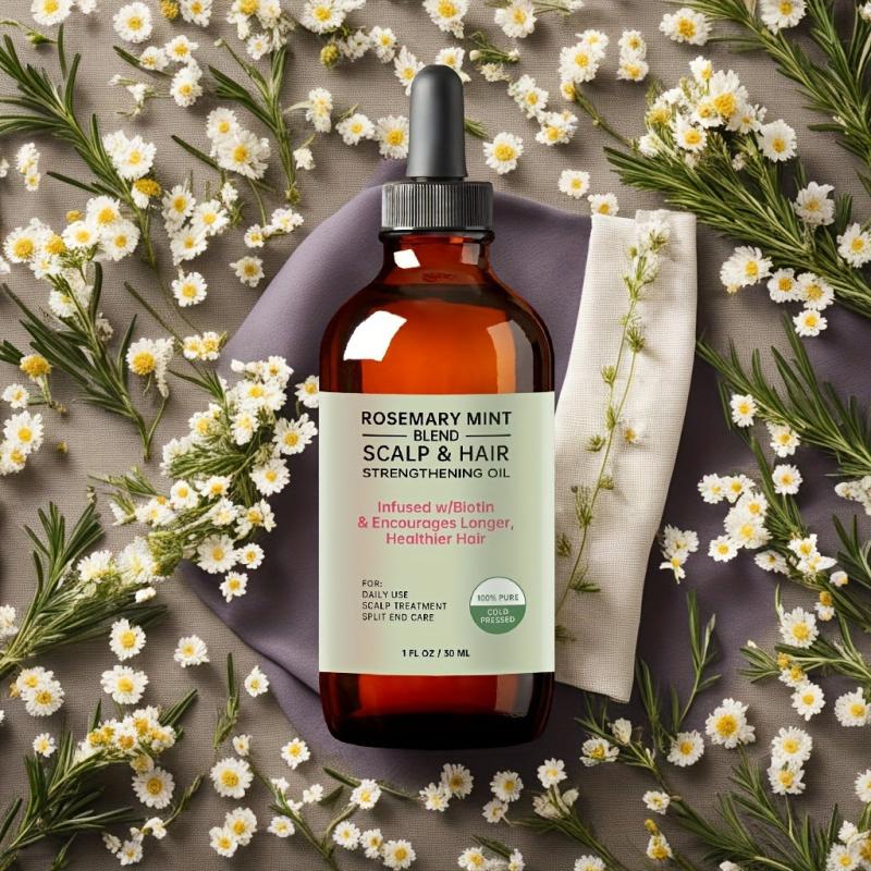 Rosemary Mint Biotin Hair Strengthening Essential Oils
