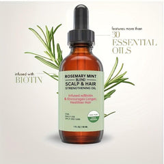 Rosemary Mint Biotin Hair Strengthening Essential Oils