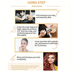 Semi Permanent Hair Cream Vegan & Cruelty Hair Dye Creative Image