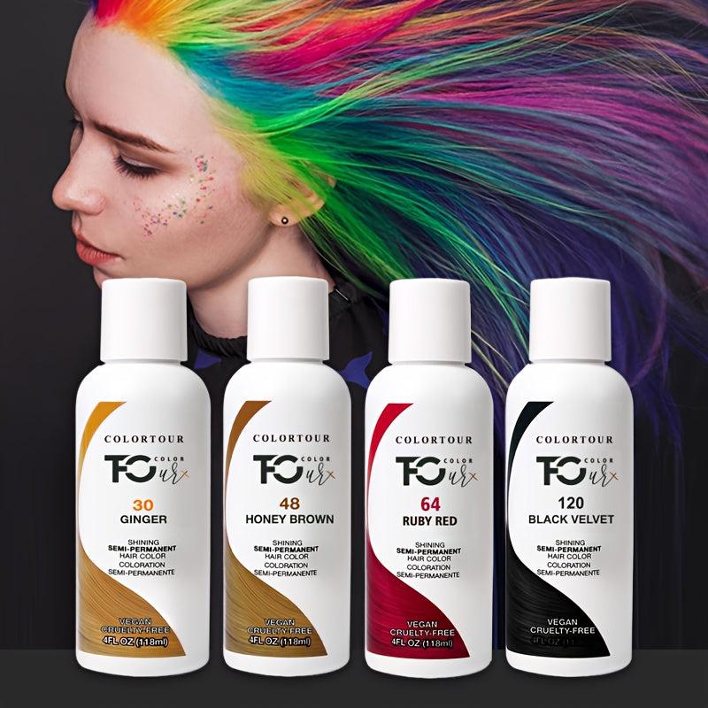 Semi Permanent Hair Cream Vegan & Cruelty Hair Dye Creative Image