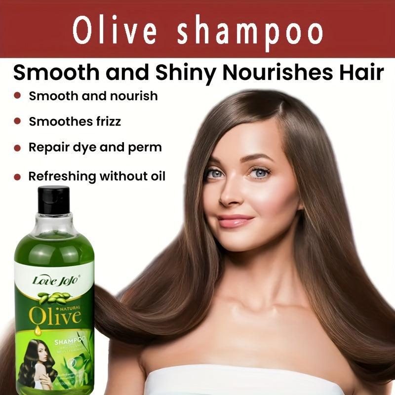 500ml Natural Olive Shampoo for Healthy Hair