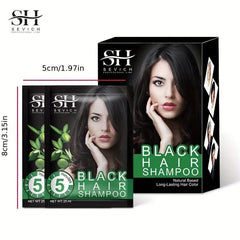 10pcs Grey & Hair Removal Hair Dye Shampoo for All Hair Types
