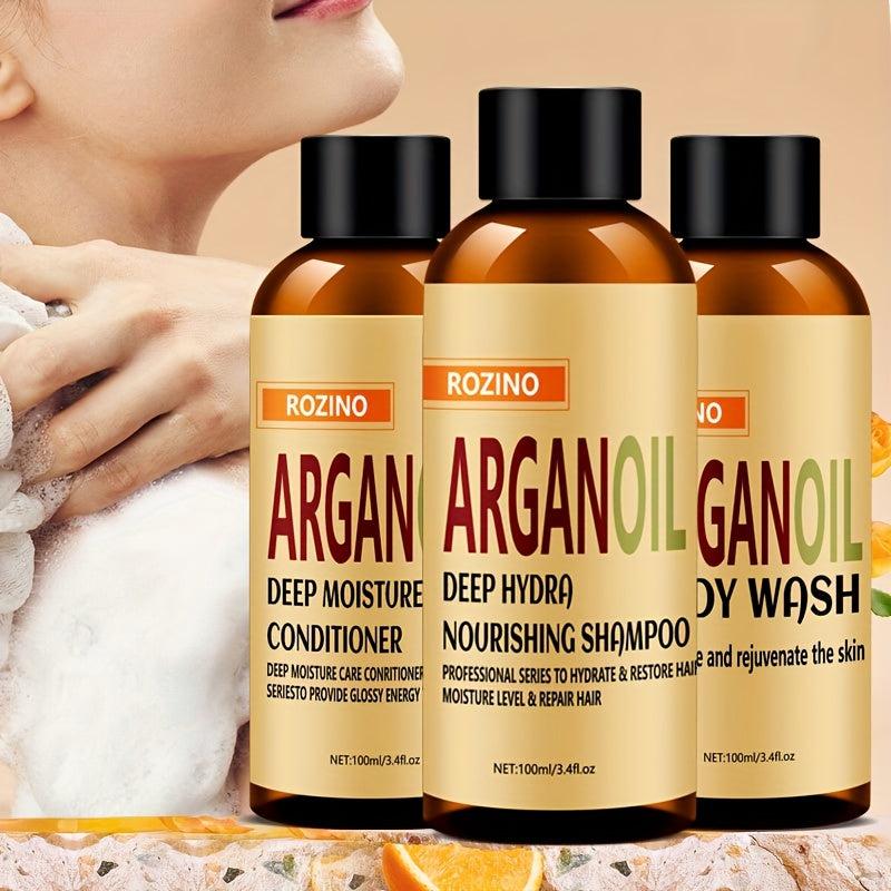 Moroccan Argan Bath & Lotion Set