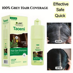 Hair Dye Shampoo 100% Coverage Grey Hair Men Women