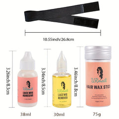 4pcs Waterproof Lace Front Wig Glue For Wigs strong Hold Wig Glue