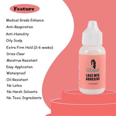 4pcs Waterproof Lace Front Wig Glue For Wigs strong Hold Wig Glue